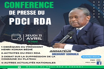Conférence de Presse du PDCI-RDA