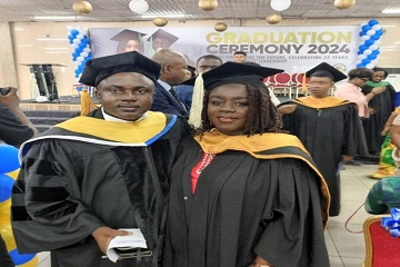 Côte d’Ivoire / Enseignement Supérieur : les étudiants de la promotion 2024 de l’Université Graduate School of Management, reçoivent leurs diplômes