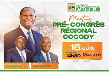 Meeing Pré-Congrès de Cocody du RHDP