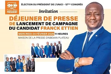 UNJCI - Lancement de Campagne du candidat Franck Ettien