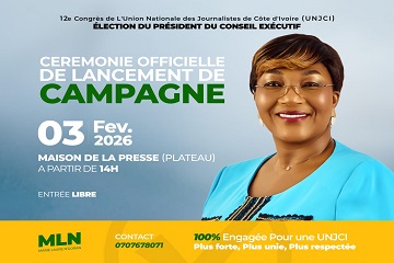UNJCI - Lancement de Campagne de la candidate MLN