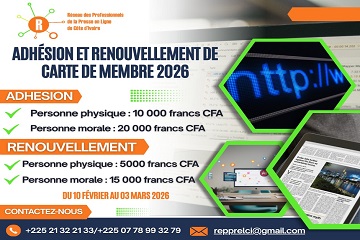 Adhésion et Renouvellement des Cartes des Membres